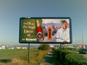 Billboard Bernard - papež